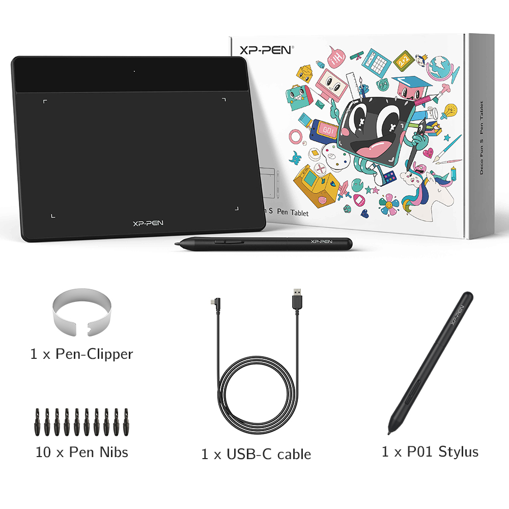 Deco Fun L / S / XS best drawing tablet for beginners | XP
